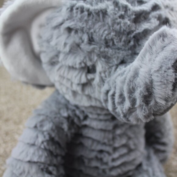 Little Me Elephant Plush Baby Infant Soft Stuffed Toy Gray White 14" NWT - Picture 4 of 7